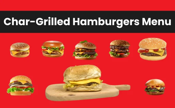Char-Grilled Hamburgers Menu